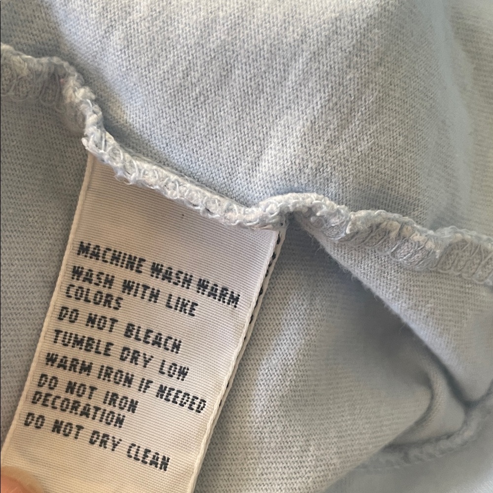 Polo Ralph Lauren Sky Blue V-Neck Tee - Picture 5 of 6